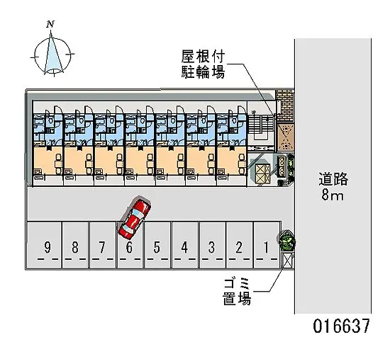 ★手数料０円★宇都宮市東宿郷３丁目　月極駐車場（LP）